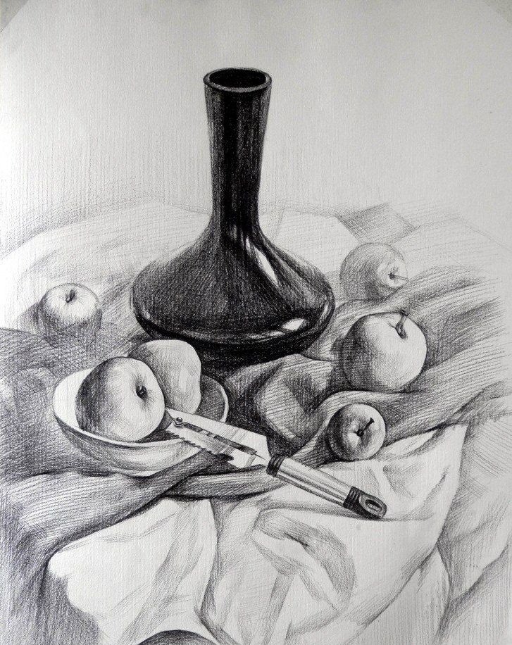 联考素描静物能力