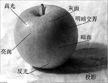 素描五调子